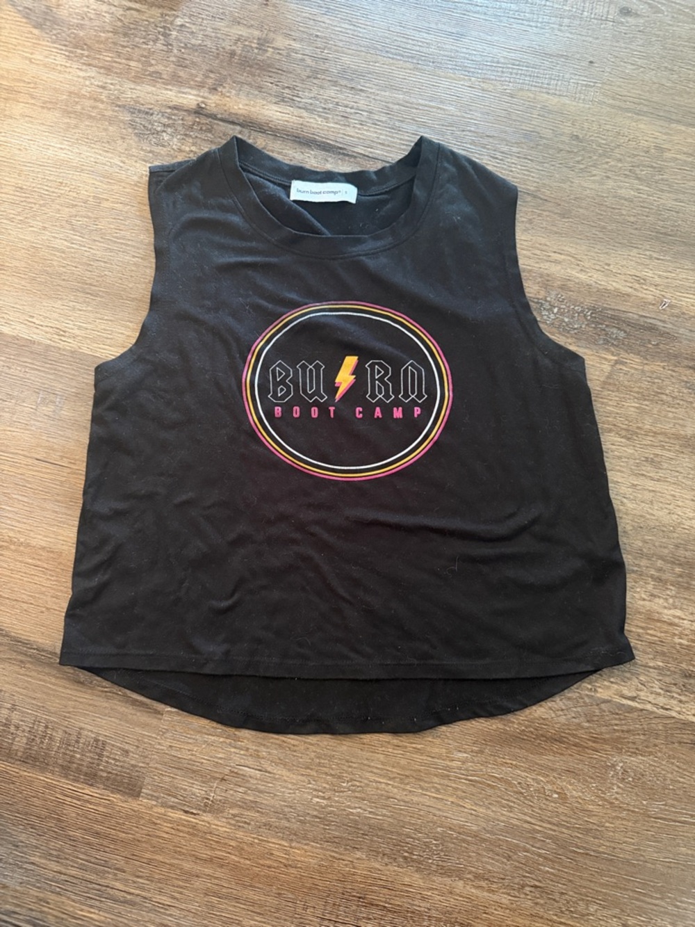 Burn Bootcamp Black Graphic Muscle Tank